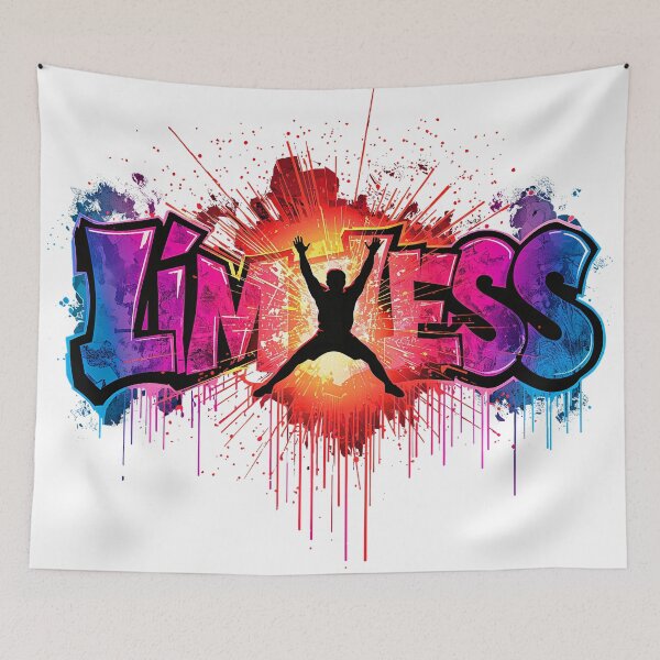 Item preview, Limitless - Explosive Energy Burst Motivation Design designed and sold by CreativeVisionsHub.
