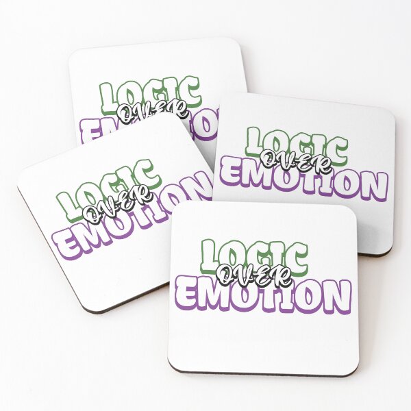 Item preview, Logic Over Emotion T-shirt  designed and sold by PeekStreet.