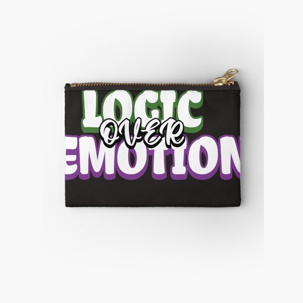 Item preview, Logic Over Emotion T-shirt  designed and sold by PeekStreet.