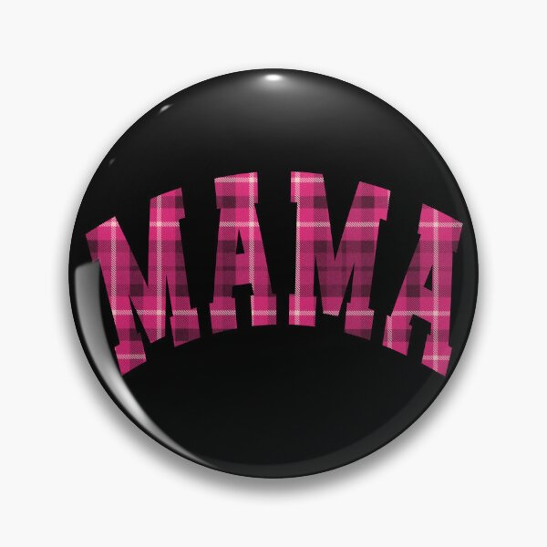 Item preview, Mama - Pink Plaid Pattern designed and sold by theartfulaspie.