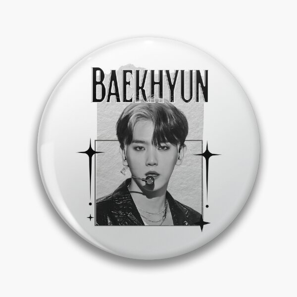Item preview, Baekhyun from EXO Kpop Soloist Scrapbook Collage Cozy Y2K Vintage Design designed and sold by HELL0WBELLO.