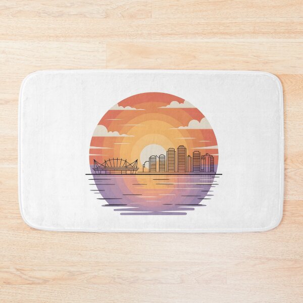 Item preview, Vancouver Skyline – Minimalist Sunset Travel Souvenir Design designed and sold by Paper Drip.
