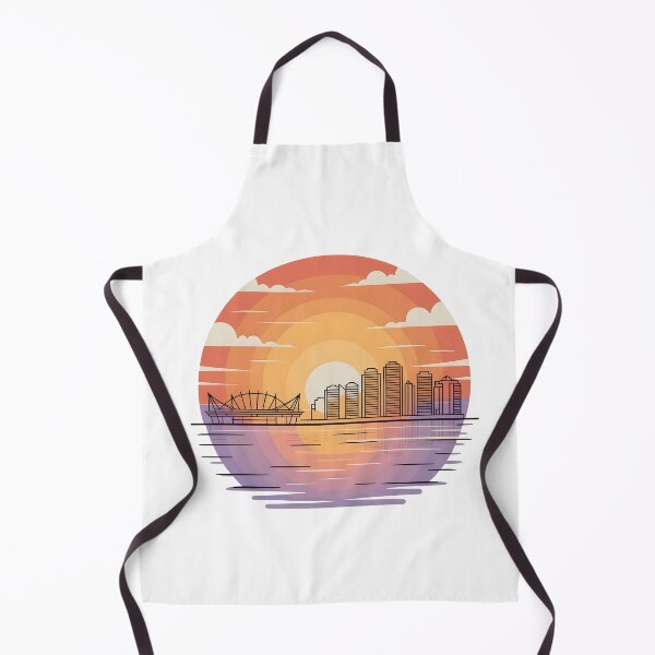 Item preview, Vancouver Skyline – Minimalist Sunset Travel Souvenir Design designed and sold by Paper Drip.