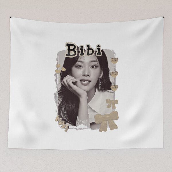 Item preview, BIBI Kpop Soloist Scrapbook Collage Cozy Y2K Vintage Design designed and sold by HELL0WBELLO.