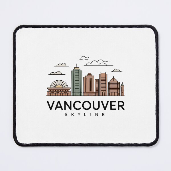 Item preview, Vancouver Skyline – Minimalist Earthy Travel Souvenir Design designed and sold by Paper Drip.