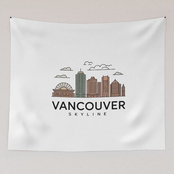 Item preview, Vancouver Skyline – Minimalist Earthy Travel Souvenir Design designed and sold by Paper Drip.