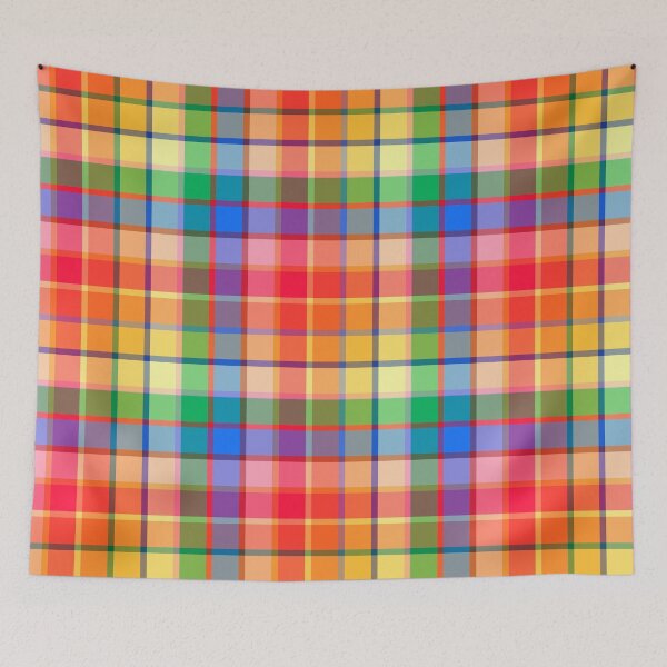Item preview, Rainbow Plaid Mixer Seamless Repeat designed and sold by Sharon Schwalbe.