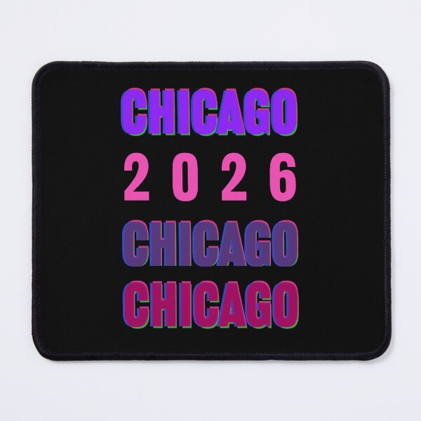 Item preview, Chicago 2026 Layered Typography Windy City Design designed and sold by cabana.space.