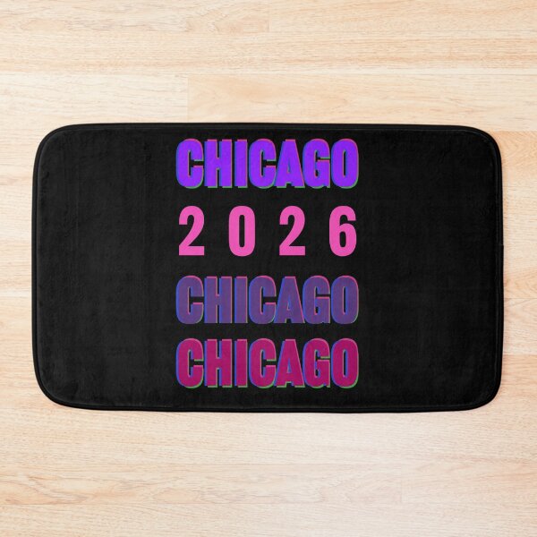 Item preview, Chicago 2026 Layered Typography Windy City Design designed and sold by cabana.space.