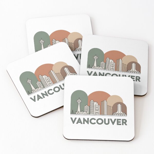 Item preview,  Vancouver Skyline – Minimalist Earthy Travel Souvenir Design designed and sold by Paper Drip.