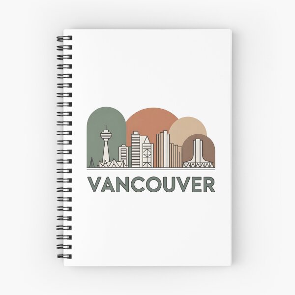Item preview,  Vancouver Skyline – Minimalist Earthy Travel Souvenir Design designed and sold by Paper Drip.