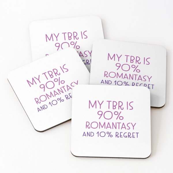 Item preview, My TBR is 90 percent Romantasy and 10 percent regret designed and sold by jazzydevil.