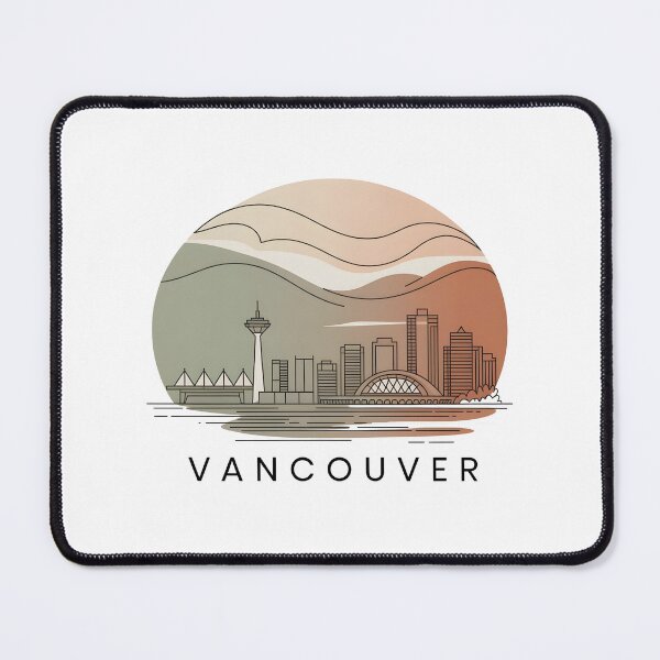 Item preview, Vancouver Skyline – Minimalist Earthy Travel Souvenir Design designed and sold by Paper Drip.