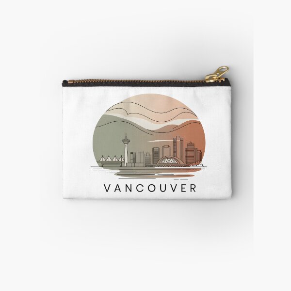 Item preview, Vancouver Skyline – Minimalist Earthy Travel Souvenir Design designed and sold by Paper Drip.