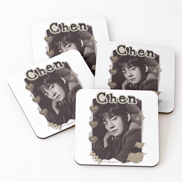 Item preview, Chen from EXO Kpop Soloist Scrapbook Collage Cozy Y2K Vintage Design designed and sold by HELL0WBELLO.
