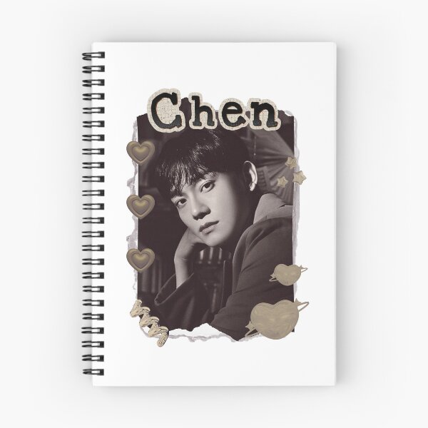 Item preview, Chen from EXO Kpop Soloist Scrapbook Collage Cozy Y2K Vintage Design designed and sold by HELL0WBELLO.