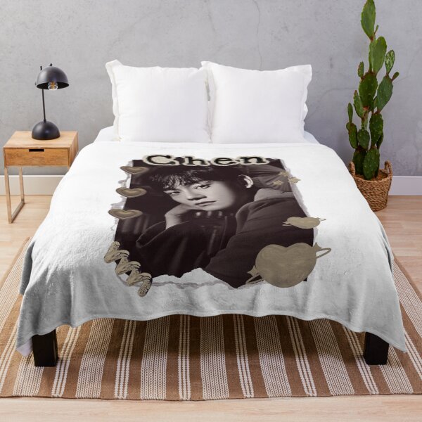 Item preview, Chen from EXO Kpop Soloist Scrapbook Collage Cozy Y2K Vintage Design designed and sold by HELL0WBELLO.