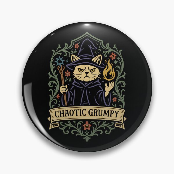 Item preview, Chaotic Grumpy Cat Sorcerer RPG designed and sold by pixeptional.