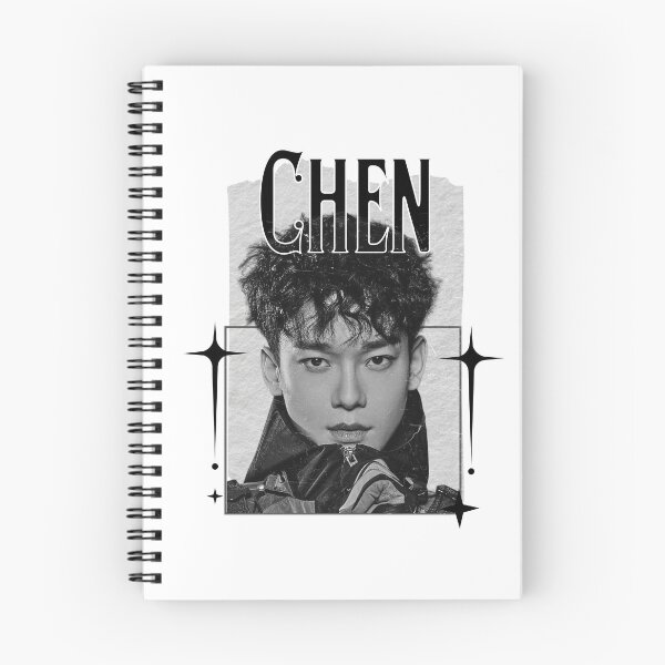 Item preview, Chen from EXO Kpop Soloist Scrapbook Collage Cozy Y2K Vintage Design designed and sold by HELL0WBELLO.