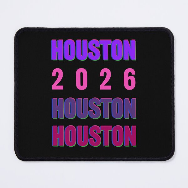 Item preview, Houston 2026 Layered Typography Texas Design designed and sold by cabana.space.