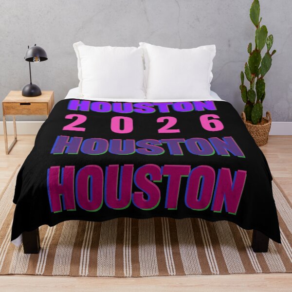 Item preview, Houston 2026 Layered Typography Texas Design designed and sold by cabana.space.