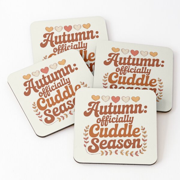 Item preview, Autumn: Officially Cuddle Season - Cozy Fall Love Design designed and sold by Jollys-ArtShop.