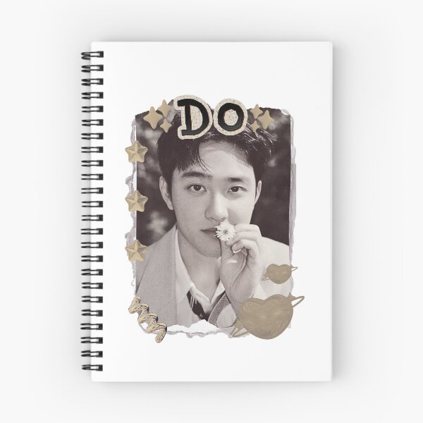 Item preview, D.O. from EXO Kpop Soloist Scrapbook Collage Cozy Y2K Vintage Design designed and sold by HELL0WBELLO.