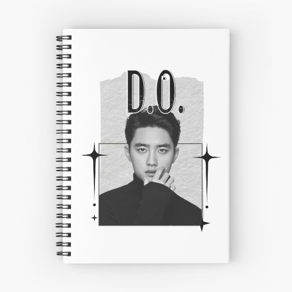 Item preview, D.O. from EXO Kpop Soloist Scrapbook Collage Cozy Y2K Vintage Design designed and sold by HELL0WBELLO.
