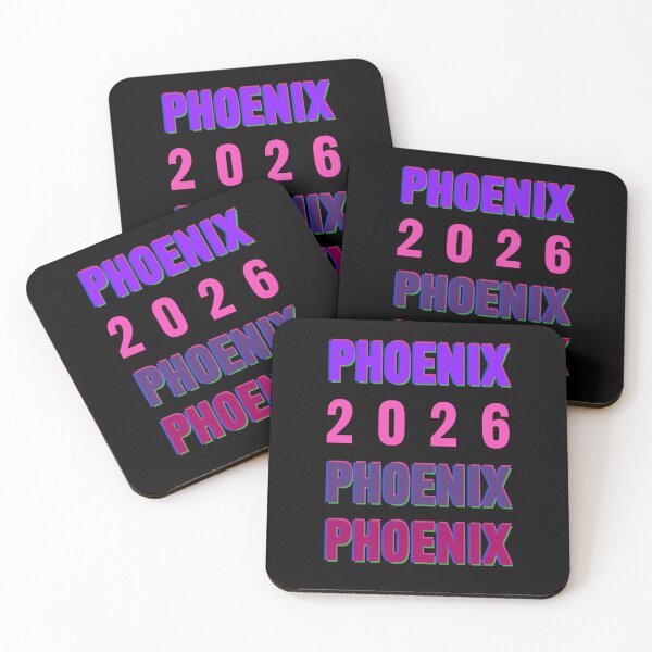 Item preview, Phoenix 2026 Layered Typography Arizona Desert Design designed and sold by cabana.space.