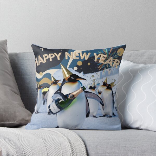 Artikelvorschau, Weihnachten und Neujahr - Pinguine entworfen und verkauft von CanvasCarousel.