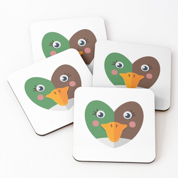 Item preview, mrs mallard duck on a heart designed and sold by jazzydevil.
