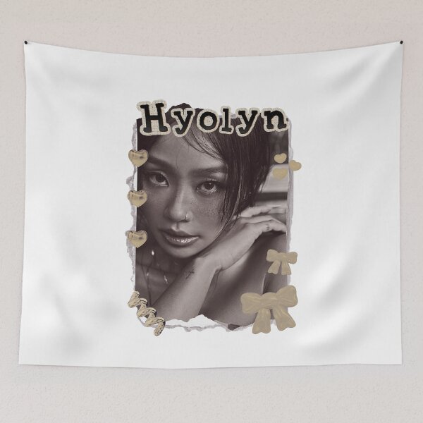 Item preview, Hyolyn Kpop Soloist Scrapbook Collage Cozy Y2K Vintage Design designed and sold by HELL0WBELLO.