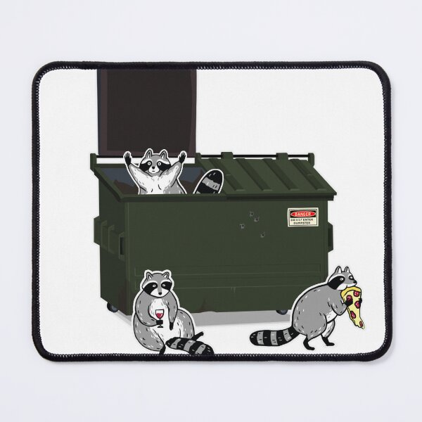 Item preview, Cute Racoons Raiding dumpster  designed and sold by HarryDesigns01.