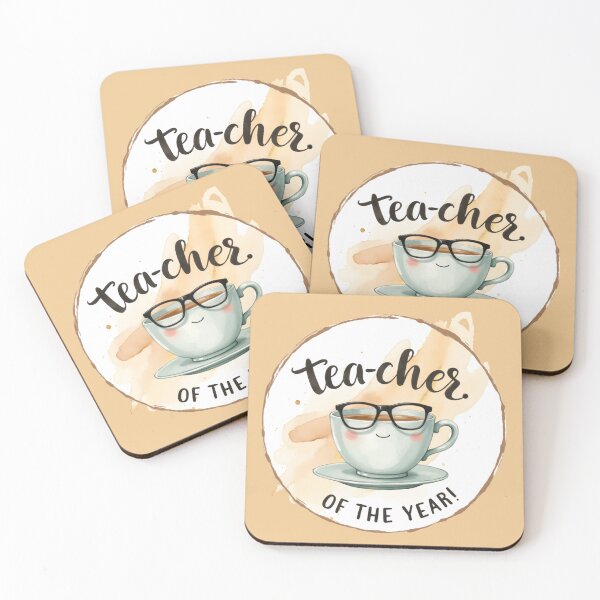 Item preview, Tea-cher of the Year Cute Tea Cup designed and sold by rustyroofco.