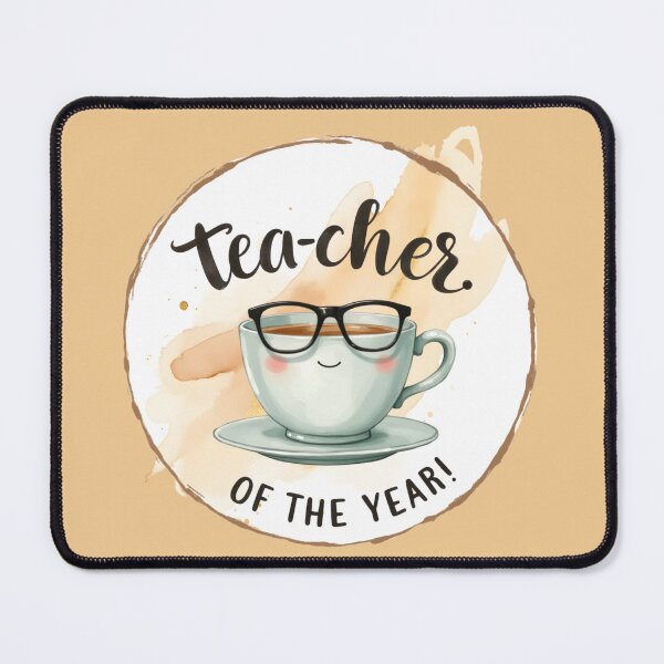 Item preview, Tea-cher of the Year Cute Tea Cup designed and sold by rustyroofco.