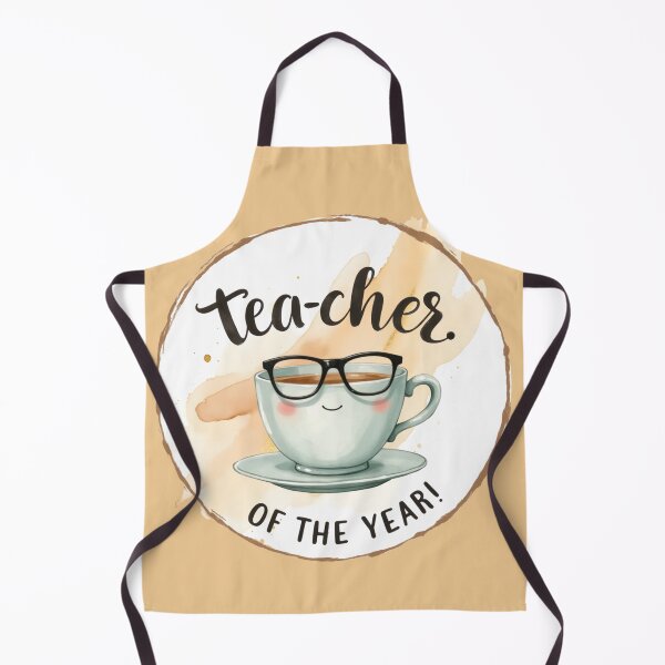 Item preview, Tea-cher of the Year Cute Tea Cup designed and sold by rustyroofco.
