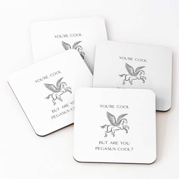 Item preview, You're Cool But Are You Pegasus-Cool (Center Placement) designed and sold by Oddly Enchanted.