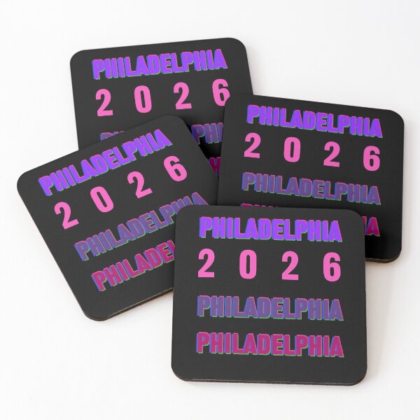 Item preview, Philadelphia 2026 Layered Typography City of Brotherly Love Design designed and sold by cabana.space.