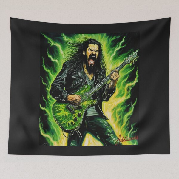 Item preview, "Robb Flynn: Metal Energy Explosion with Machine Head" designed and sold by Artisticanvas.