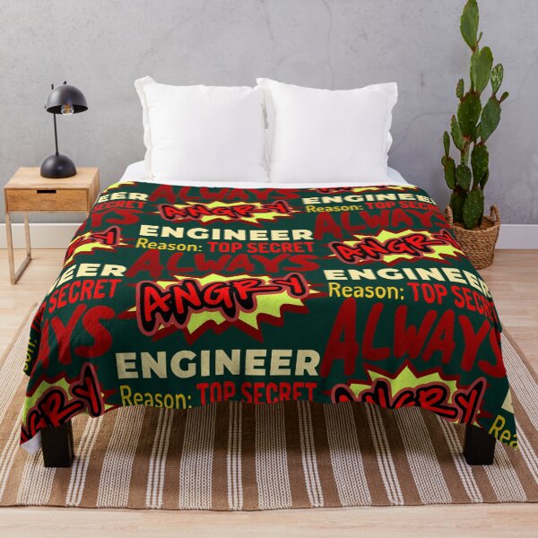 Item preview, Always Angry Engineer Reason: Top Secret designed and sold by DNC1134.