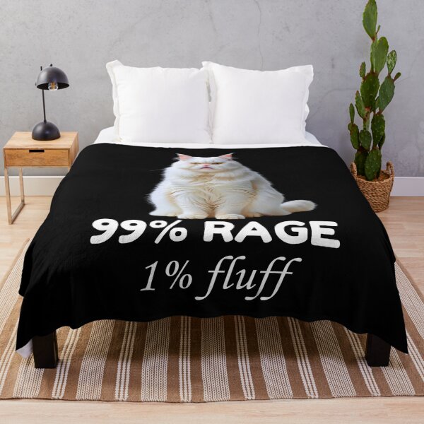 Item preview, Grumpy Persian Cat – 99% Rage, 1% Fluff Funny Cat Lover Design designed and sold by Fredster1966.