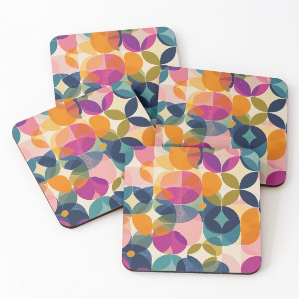 Item preview, Retro 70s Overlapping Petal Geometry designed and sold by joannejgg.