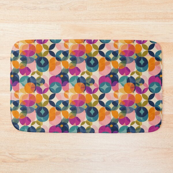 Item preview, Retro 70s Overlapping Petal Geometry designed and sold by joannejgg.