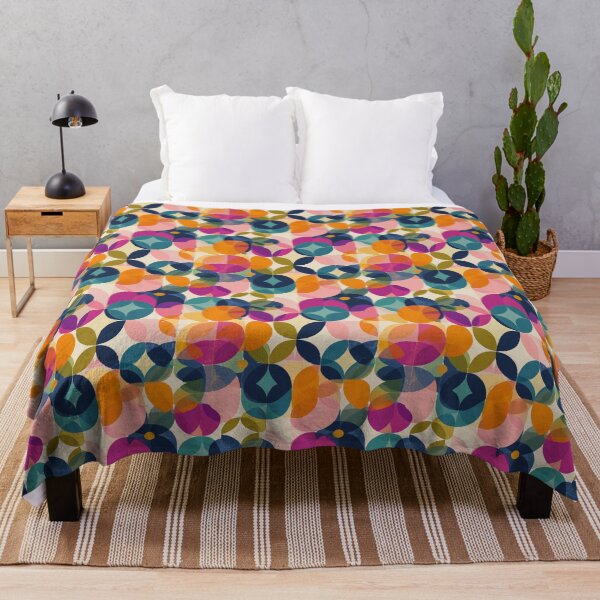 Item preview, Retro 70s Overlapping Petal Geometry designed and sold by joannejgg.