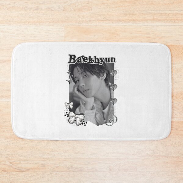 Item preview, Baekhyun from EXO Kpop Solo Artist Black and White Collage Digital Art Portrait designed and sold by AJUNICE STUDIO.