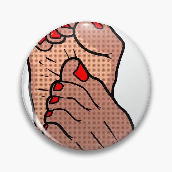 Item preview, Red Toes  designed and sold by SolefulStickers.