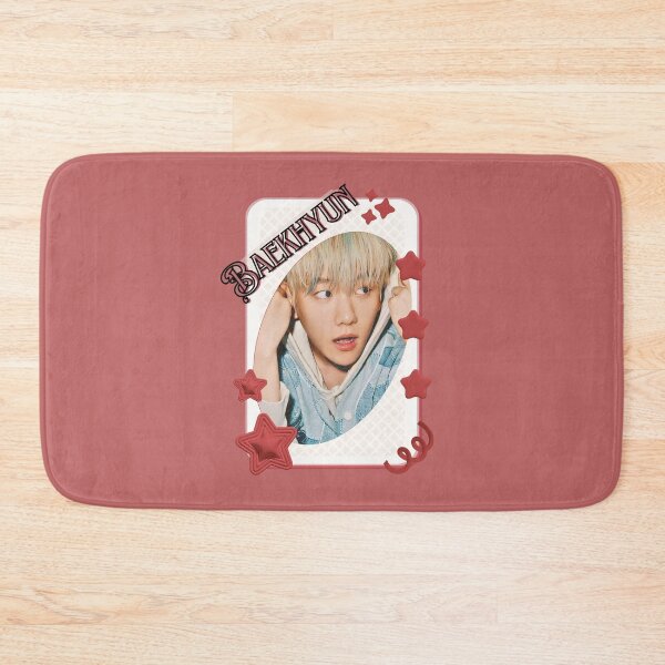 Item preview, Baekhyun from EXO Korean Solo Artist Card Red Aesthetic Collage Design designed and sold by AJUNICE STUDIO.