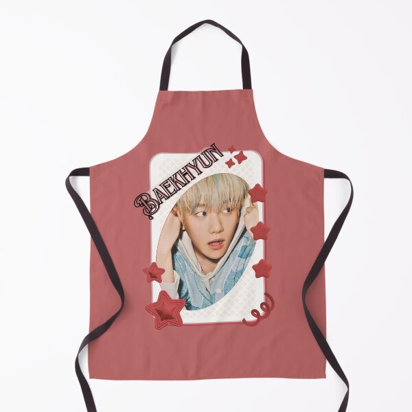 Item preview, Baekhyun from EXO Korean Solo Artist Card Red Aesthetic Collage Design designed and sold by AJUNICE STUDIO.