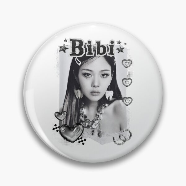 Item preview, BIBI Kpop Solo Artist Black and White Collage Digital Art Portrait designed and sold by AJUNICE STUDIO.