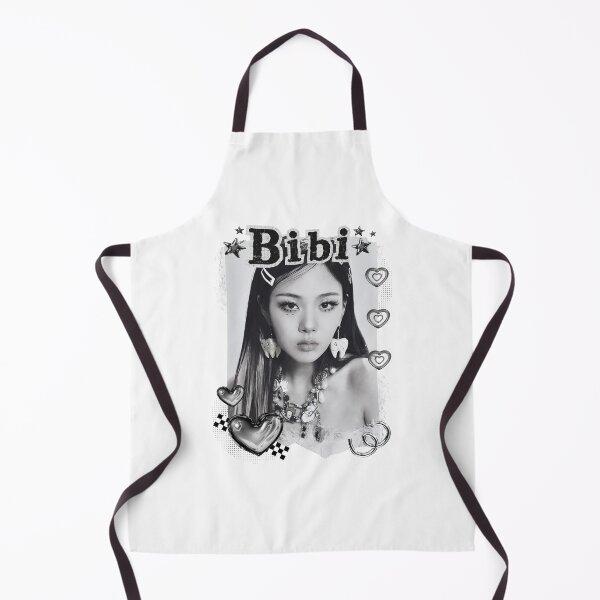 Item preview, BIBI Kpop Solo Artist Black and White Collage Digital Art Portrait designed and sold by AJUNICE STUDIO.